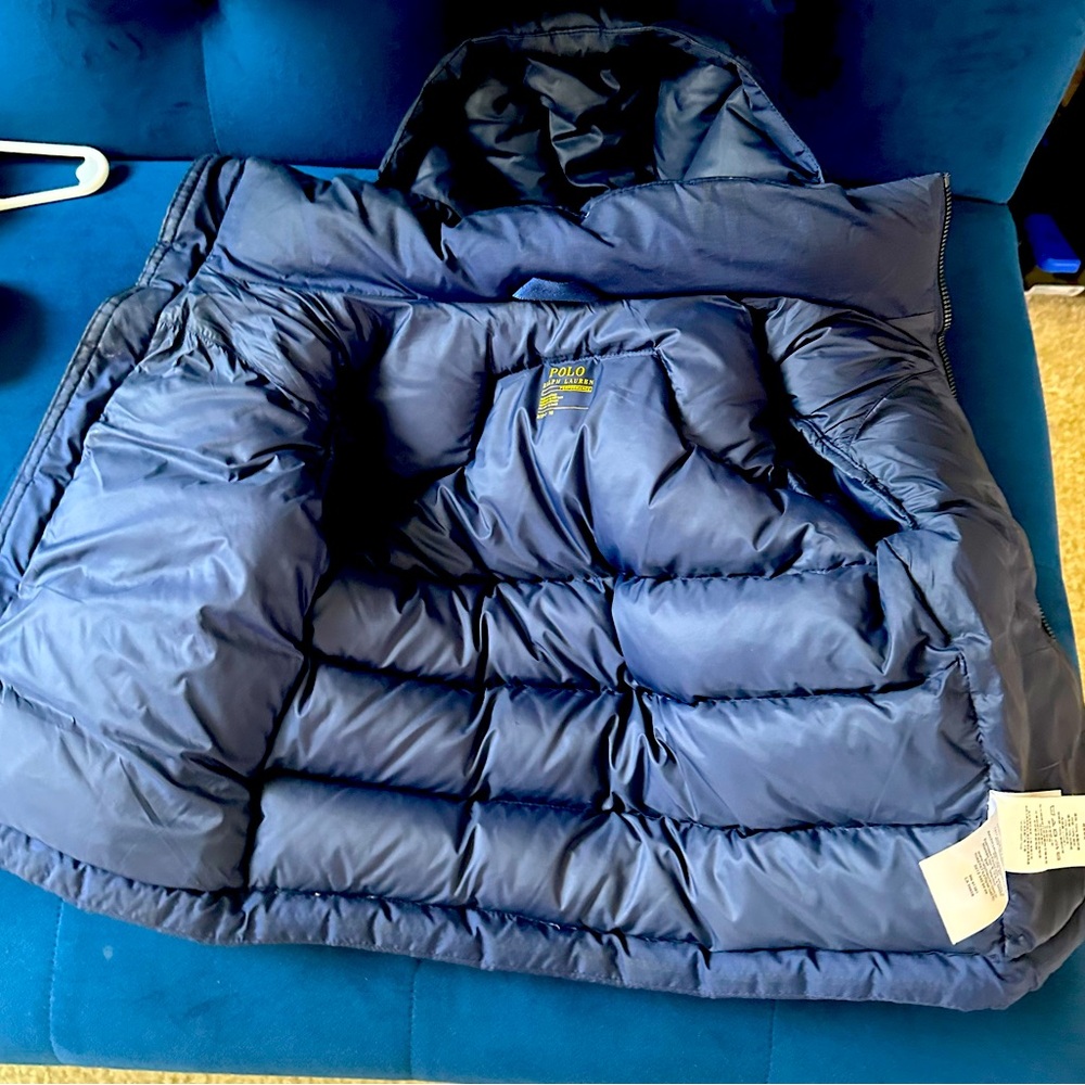 Polo by Ralph Lauren Kids Blue Puffer Jacket